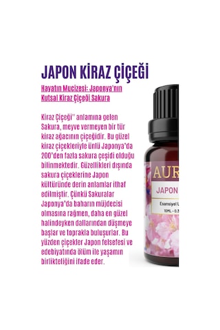Auran Japon Kirazı Esansiyel Uçucu Yağı 10 ML