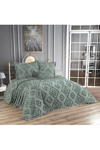 Anna Karina Home Consept Lamark 4 Parça Yatak Örtüsü Mavi