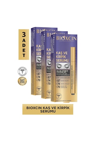 Bioxcin Kolajen Ve Hyaluronik Asit İçerikli Kaş Ve Kirpik Serumu 3 Ml 3 Adet 0