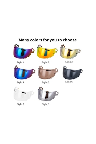 Novahub Arai Rx-7x Kask Lensi Değişimi Style 1 - Yedek Vizör, Uv Ve Çizilmeye Karşı Koruma Style 1