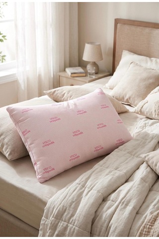 Ortopedik Yastık Visco Teknolojili Hafızalı Dolgulu Yastık 50 X 70 Cm Pembe - 942321451 Pembe