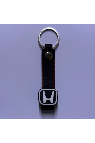 Honda İle Uyumlu Logolu Alüminyum Sibop Kapağı Ve Silikon Anahtarlık
