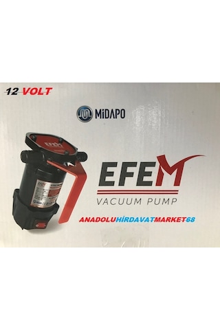 Midapo 12Volt 3 4 Mazot Çekme Pompası Yağ Aktarma Pompası