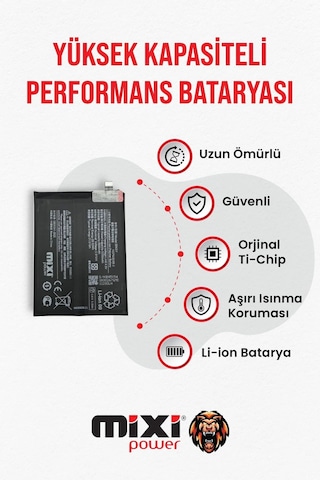 Xiaomi Redmi Note 14 Pro 4g Uyumlu Tam Kapasite Batarya