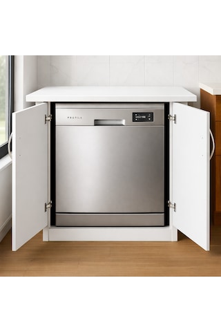 Fara Bulaşık Makinesi - Çamaşır Makinesi Alt Dolabı - 70 Cm Beyaz