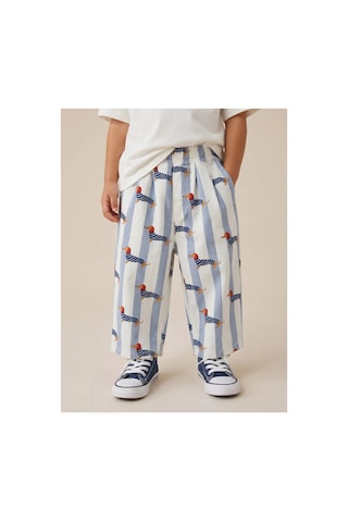 Poala Kids Dog Balloon Jeans Beyaz
