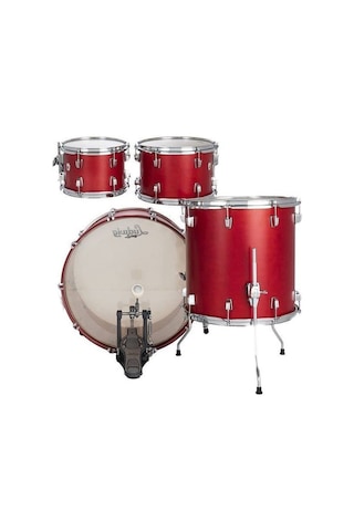 Ludwig Ln34023txpr Neusonic Downbeat Shell Set Diablo Red Modern Rock Tonu Hafif Tasarım