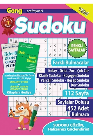 Gong Profesyonel Sudoku 2026/02 Gong Profesyonel Sudoku 2026/02