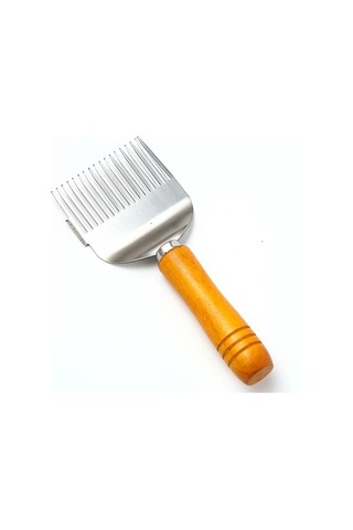 Zyzqstore 1 Adet Ahşap Saplı Arıcı Bal Kesici Tarak Bal Pin İğne Bal Bıçak