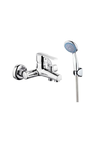 Sardıcı Banyo Bataryası + Duş Musluğu Seti 150 CM Krom