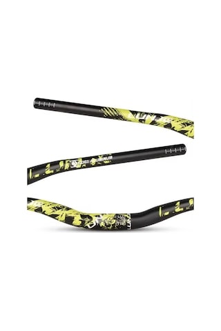 Bisiklet Lunje Gidon 780mm 31.8mm Sarı-siyah