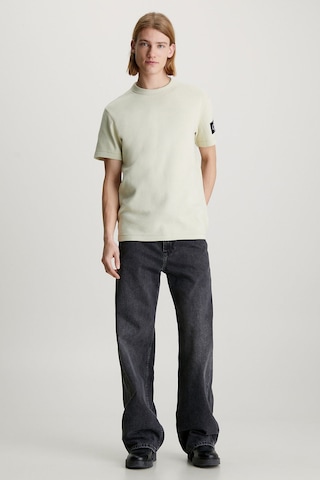 Calvin Klein Bisiklet Yaka T-shirt Yeşil