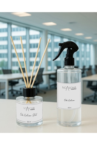 Bebek Pudrası Oda Kokusu Seti 400 Ml Sprey + 100 Ml Bambu Çubuklu Ferahlatıcı