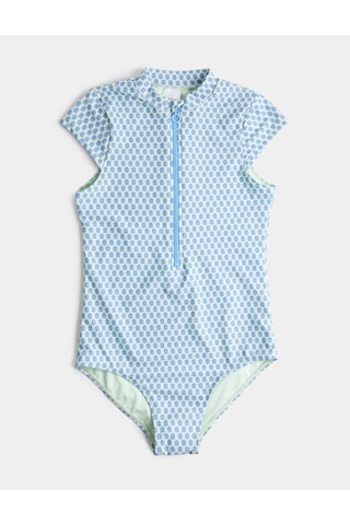 Marks & Spencer Fermuarlı Çocuk Mayo T74000495U Yeşil