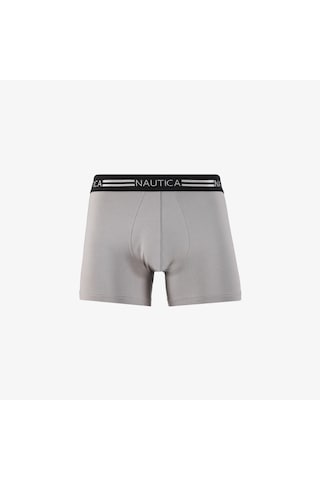 Nautica Erkek Gri Standart Fit 3'lü Boxer Düz X15309t Gri