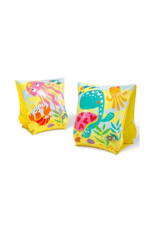 Intex Deniz Canlıları Desenli Şişme Kolluk 23cm 3 6 Yaş Çok Renkli