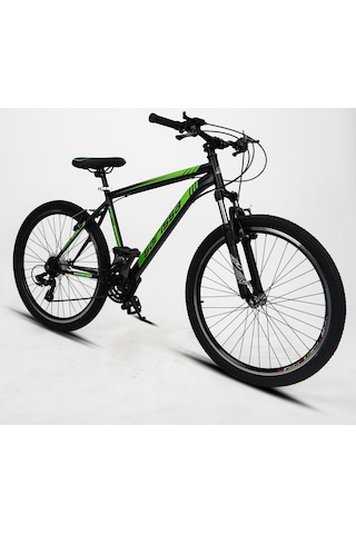 Sarissa Moon 26" Jant Mtb Ön Amortisörlü Shimano 21 Vites V Fren Dağ Bisikleti Siyah Yeşil