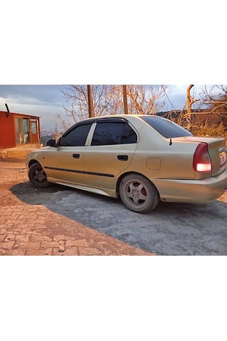 Hyundai Accent 2 Milenyum Kasa Marşpiyel - Boyasız Fiberglass - 2001 - 2004