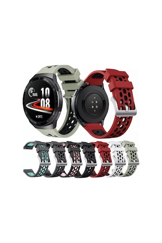 Samsung Gear S3 Ve Huawei Watch Gt Gt2 Silikon Kordon Kayış Saat Seçeneği-Saatli