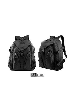 Ccgloball Çok Fonksiyonlu Kamuflaj Taktik Sırt Çantası, Büyük Kapasiteli Açık Hava Depolama Sırt Çantası Siyah