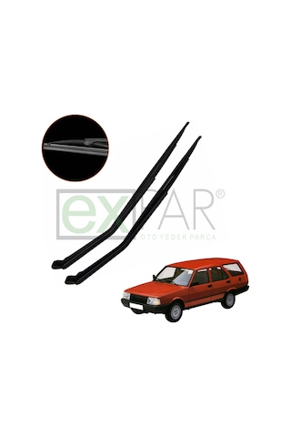 Tofaş Kartal Ön Cam Silecek Kollu Süpürge Takımı 1988-2001 Komple Oem Tip Metal Gövde