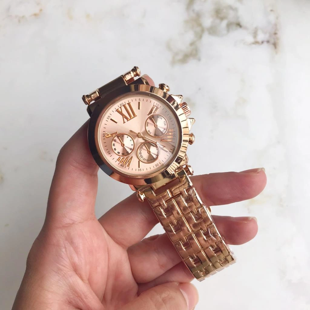 Rose Kadran Metal Kadın Kol Saati Rose Gold
