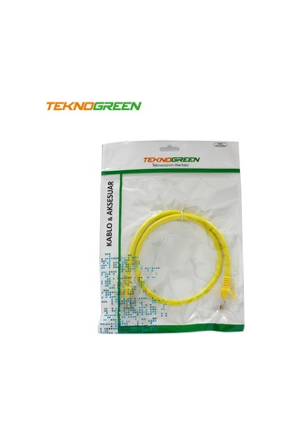 Teknogreen Tkc-001S 1M. Cat6 Kablo Sarı