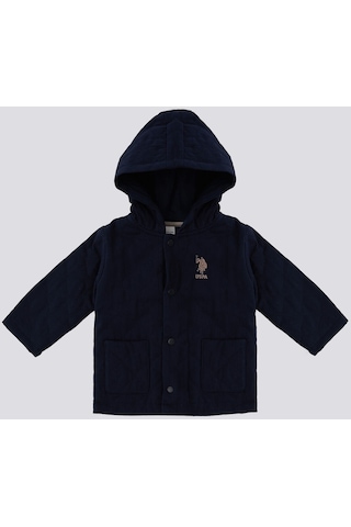 U.S. Polo Assn. U.s. Polo Assn Lacivert Cepli Kapüşonlu Bebek Mont 5274-41492 Lacivert
