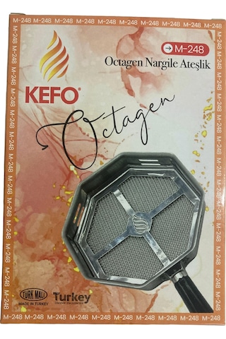 Kefo Octagen Nargile Ateşliği