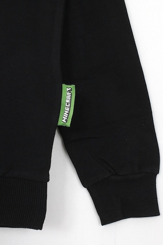 Minecraft Creeper Desenli Kapüşonlu Erkek Çocuk Hoodie 5 - 13 Yaş Siyah