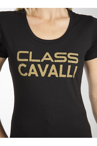 ROBERTO CAVALLI  Kadın T'shirt RRC6002L Siyah