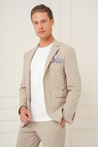 Efor C 680 Slim Fit Bej Spor Ceket Bej