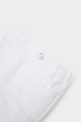 DeFacto Kız Bebek Flare Fit İspanyol Paça Gabardin Pantolon E1798A525SMWT34 Beyaz