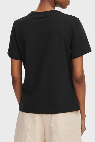 Tommy Hilfiger Logolu Regular Fit Bisiklet Yaka T Shirt Kadın T Shirt Ww0ww49941 Bds Siyah