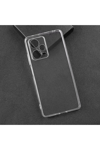 Xiaomi Poco X5 Pro Kılıf Zore Süper Silikon Kapak Renksiz