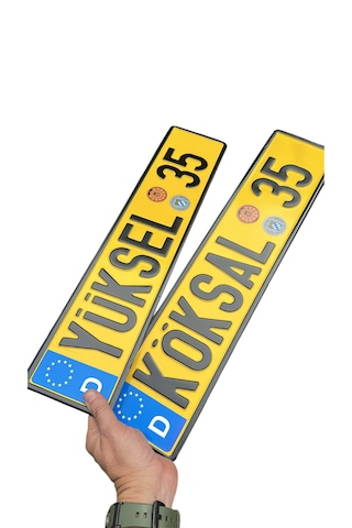 Yabancı Dekor Plaka, Alman Plaka, Süs Plaka