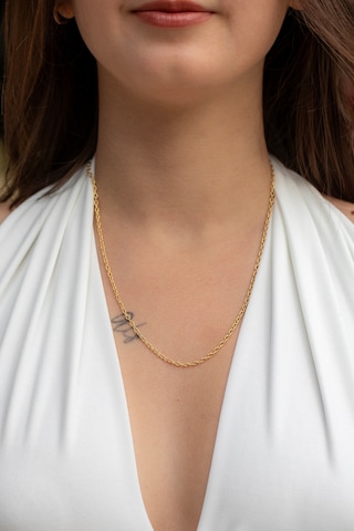 14 Ayar Altın Kadın Zincir Kolye 2.40 Mm