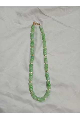 Su Yeşili Şık Kolye Su Yeşili