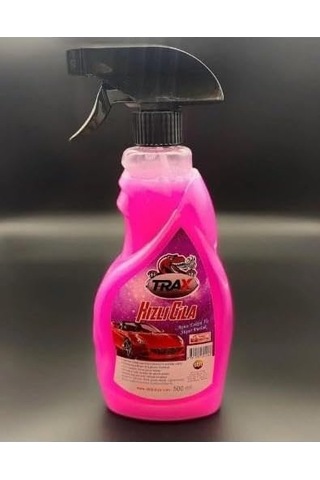 Trax Süper Etkili Araba Oto Cilası Hızlı Cila Muhteşem Parlaklık 500 Ml