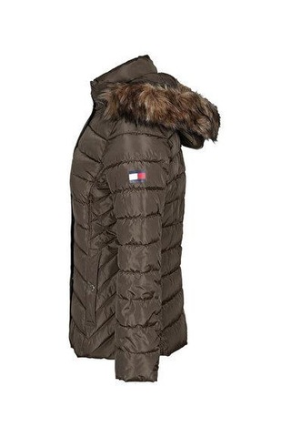Tommy Hilfiger Kadın Mont Yeşil Yeşil