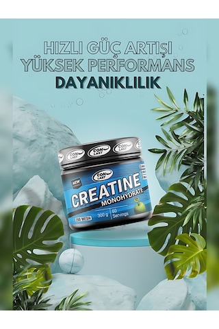 Creatine Plus Vitamax Yeşil Elmalı %100 Mikronize 300 Gr Yeşil Elma
