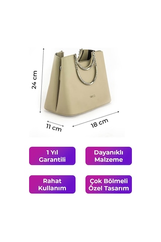Kriste Bell Kadın Çanta Bej 7140 Bej