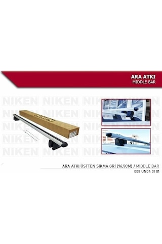 Araç Üstü Ara Atkı Tavan Barı Bagaj Taşıyıcı-gri Üstten Sıkıştırm