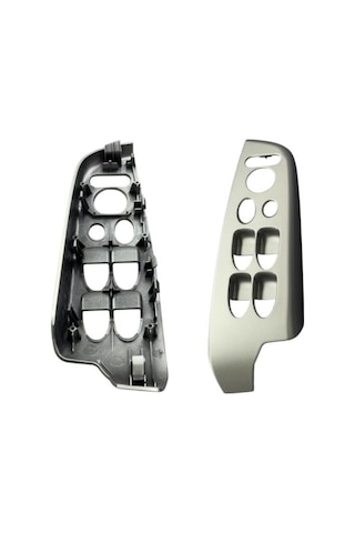 Honda Civic Cam Düğme Çercevesi Ön Sol Gümüş Gri 2006-2011