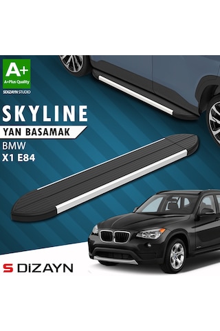 S-dizayn Bmw X1 E84 Skyline Aluminyum Yan Basamak 183 Cm 2009-2015 A+ Kalite