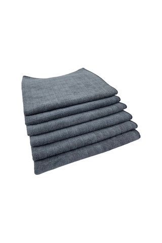 Evona Home Missclean Mikrofiber Mutfak Bezi Gri 6'lı 40 x 40 CM