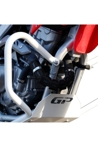 GP Kompozit Honda CRF 250 L 2013-2020 Alüminyum Egzoz Koruma Siyah