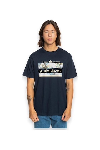 Quiksilver Eqyzt07679 Tropical Rainbow Ss Mavi Erkek T-shirt Mavi