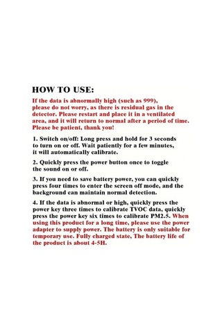 Sandwich 7'li Hava Kalitesi Ölçer Motion003 Orange Anlık Aqı Co2 Hcho Tvoc Co Pm2.5 Pm10 Şarj Edilebilir