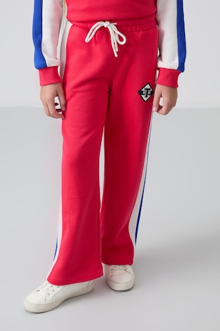 Tommylife Tommy Life Viva Kırmızı Pamuklu İçi Tüylü Yumuşak Dokulu Standart Fit Baskılı Kız Çocuk Eşofman Takım - 75165 Kırmızı
